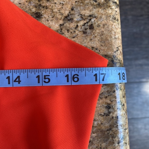 Elegant Orange Halter Dress - Picture 6 of 7